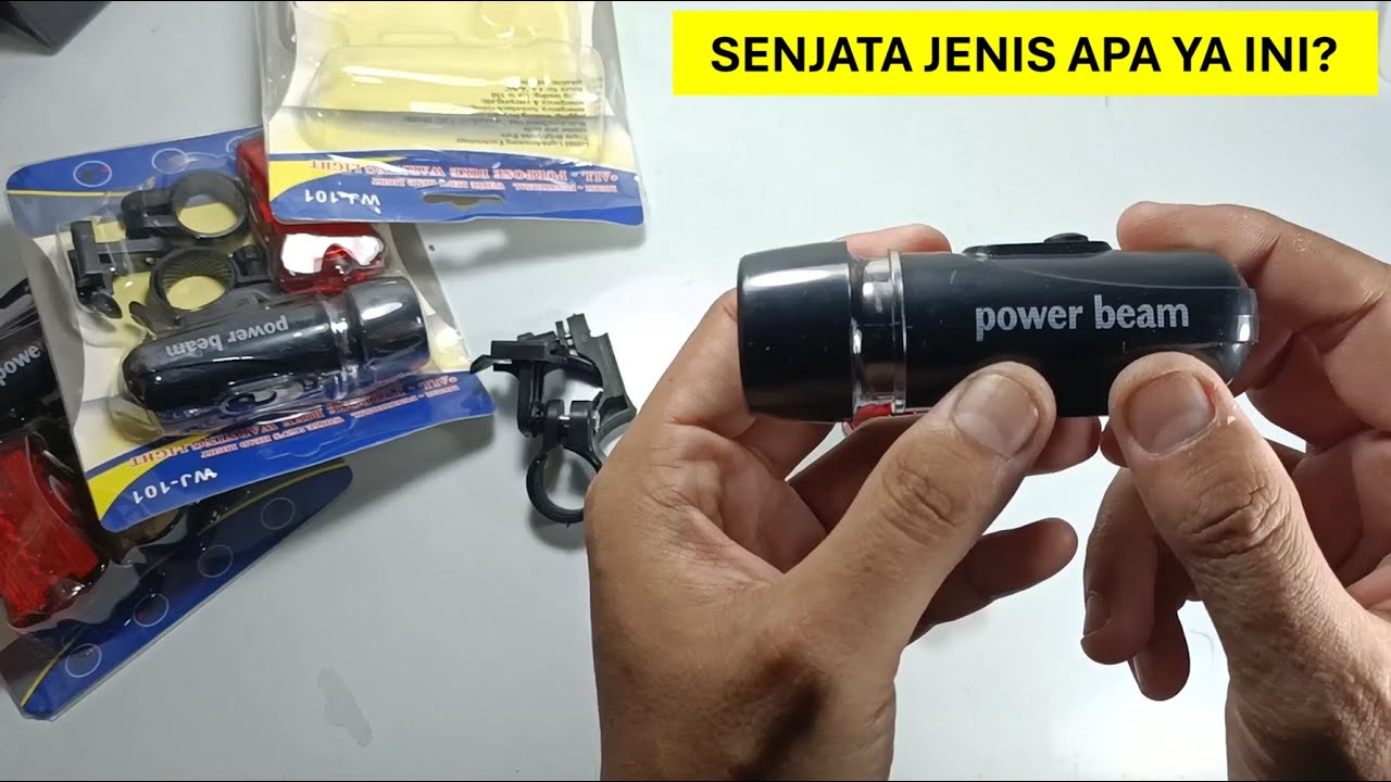 Unbox Lampu Sepeda Anak KeHo