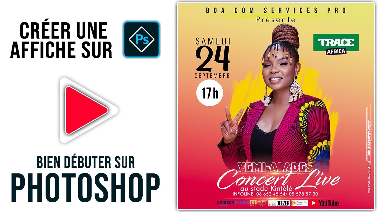 COMMENT FAIRE UNE AFFICHE SUR PHOTOSHOP.