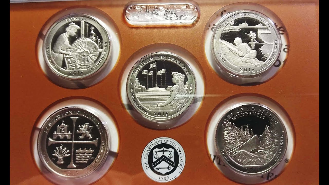 2019 S United States Mint America the Beautiful Quarters Proof Set