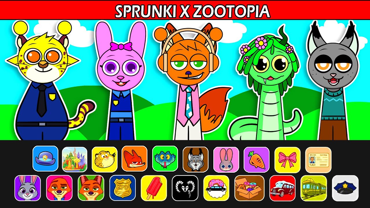👻Paper DIY👻 SPRUNKI X ZOOTOPIA 2 : Epic Transformation!! | Special Edition! | DIY kertas buku
