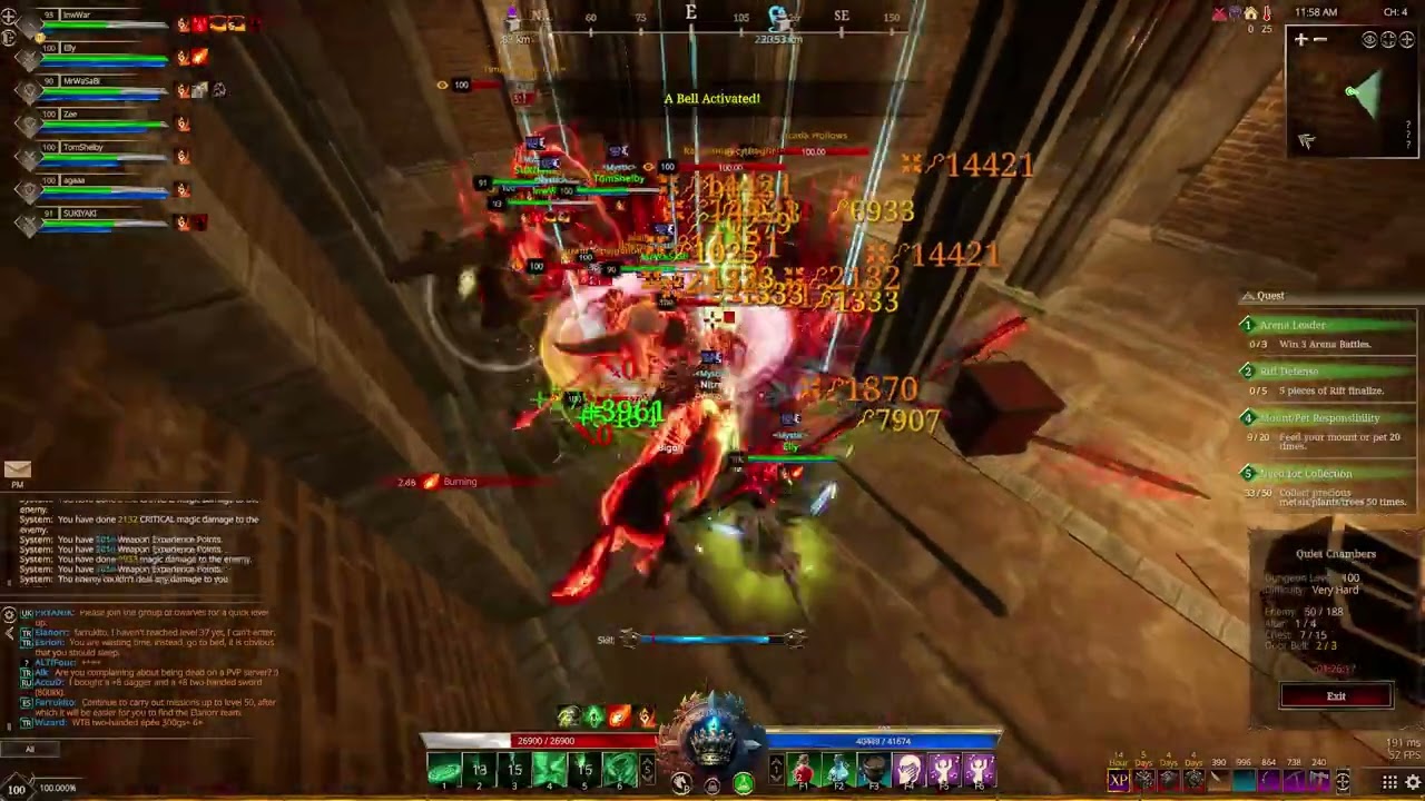 The Quinfall Dungeon 100 Quiet Chambers