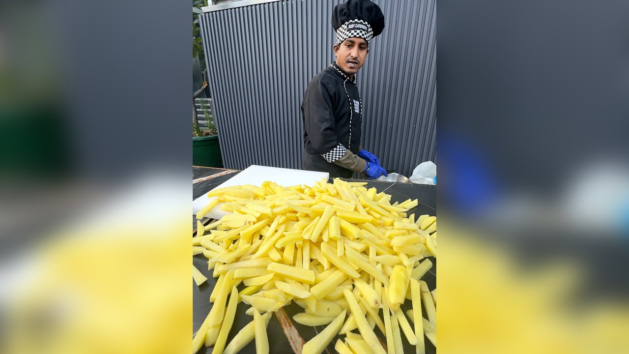 250 kg French Fries making from scratch 🍟