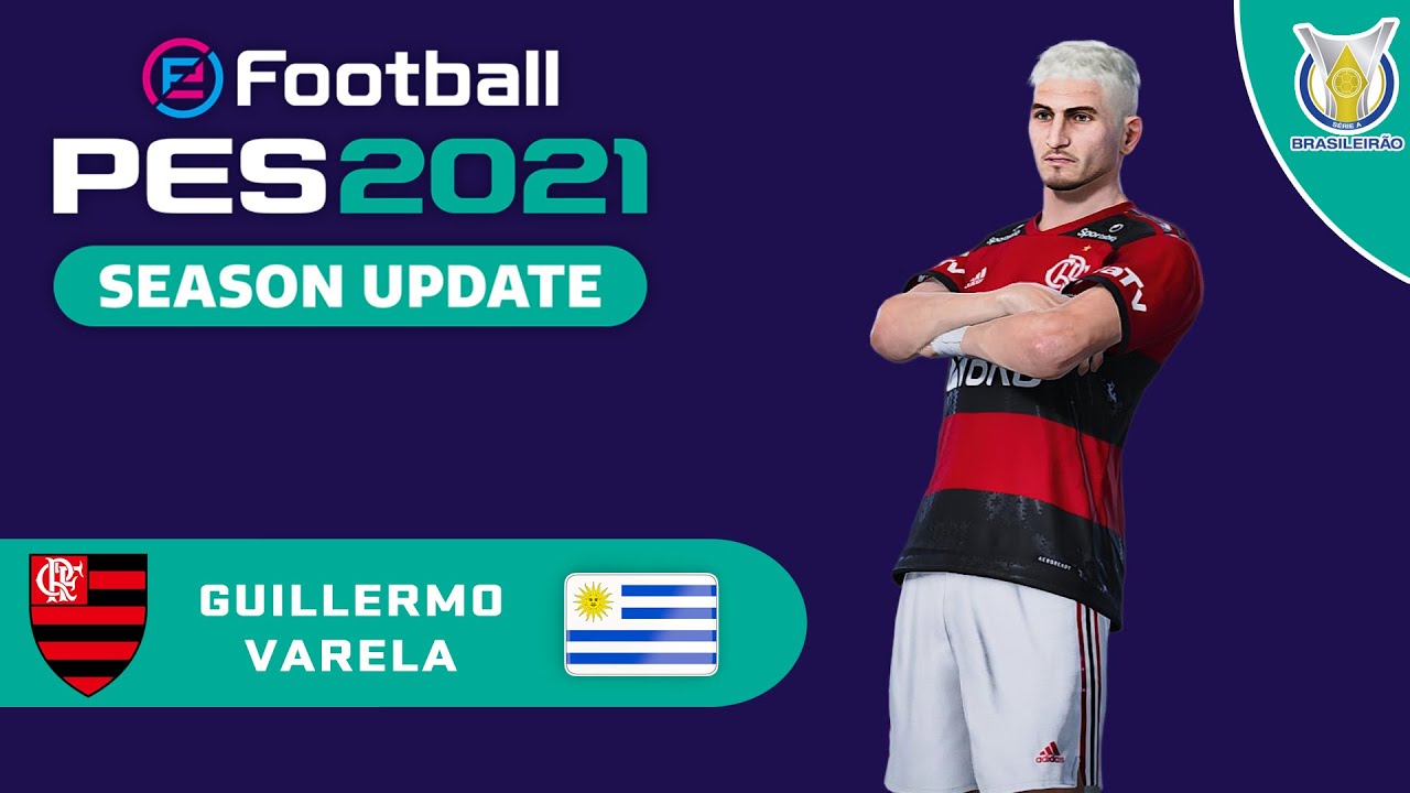 G. VARELA face+stats (Flamengo) How to create in PES 2021