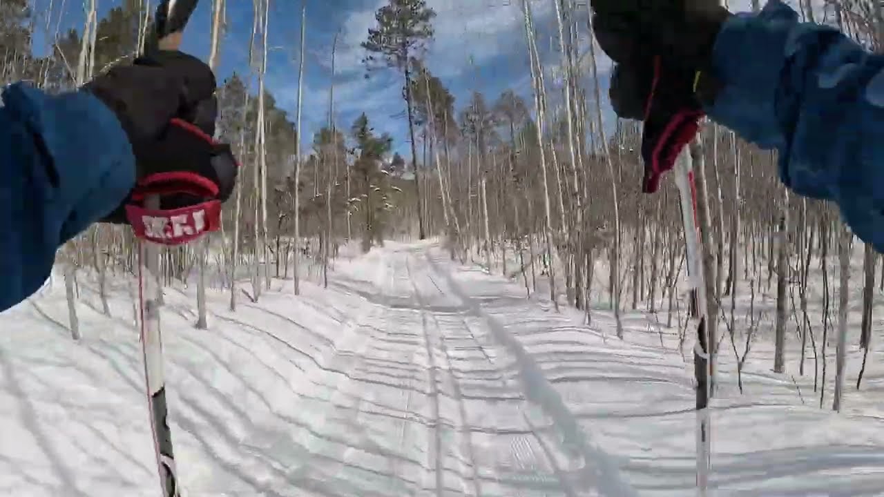 Skiing the Pinery Lakes Ski Trail 
