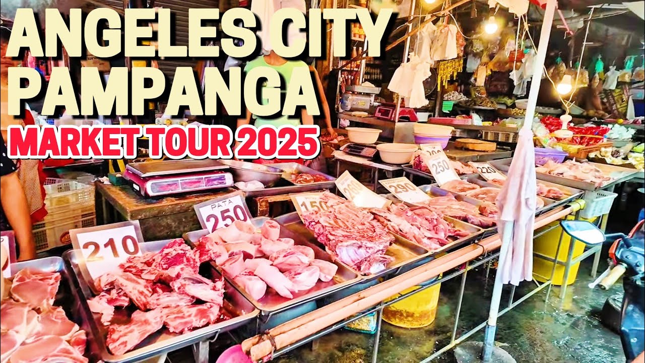 🇵🇭 REAL LOCAL LIFE 2025 | MARKET TOUR in ANGELES CITY PAMPANGA Philippines