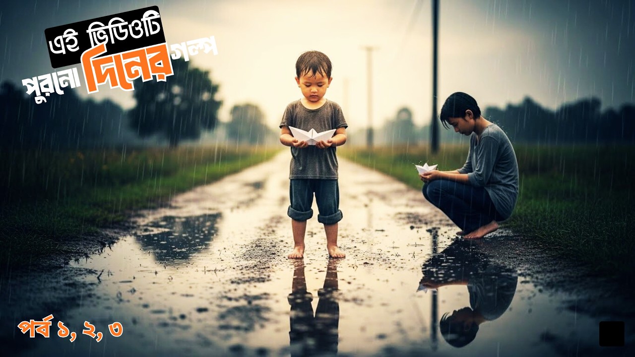 বর্ষার দিনে কাগজের নৌকা: বৃষ্টির সঙ্গে স্বপ্ন । পুরনো দিনের গল্প