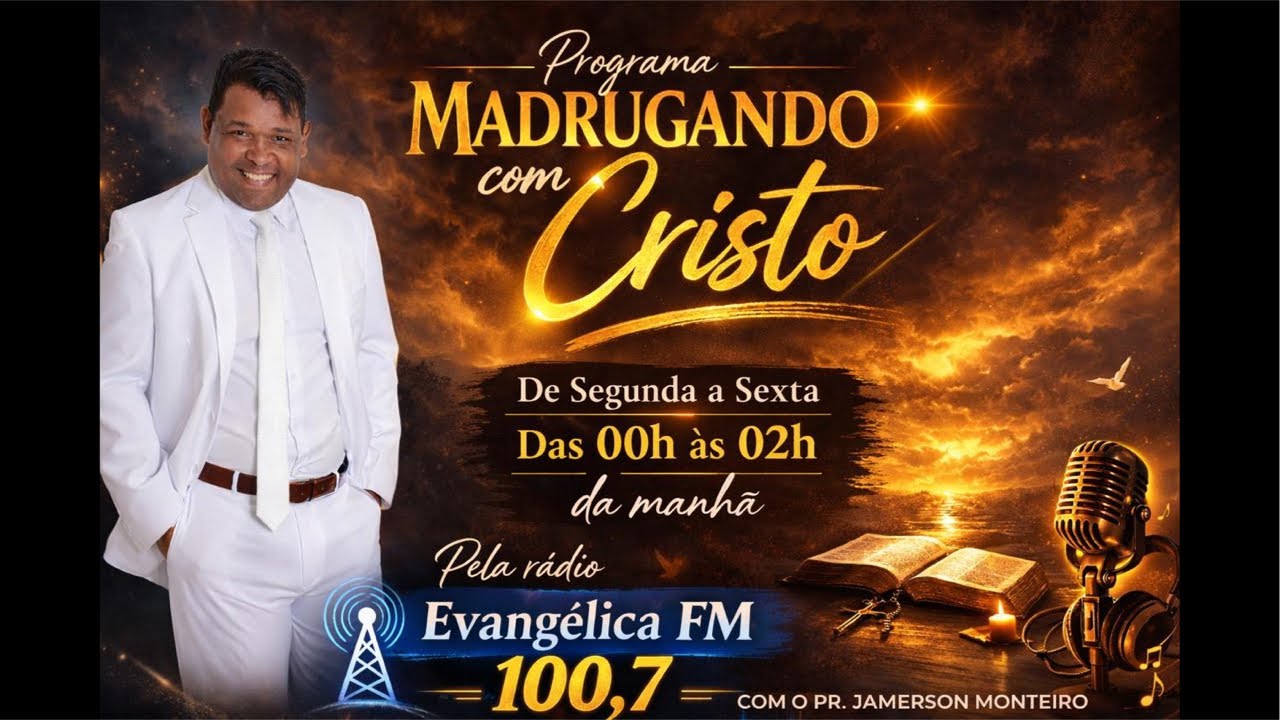 Programa Madrugando Com Cristo | Pr. Jamerson Monteiro | 16/03/26