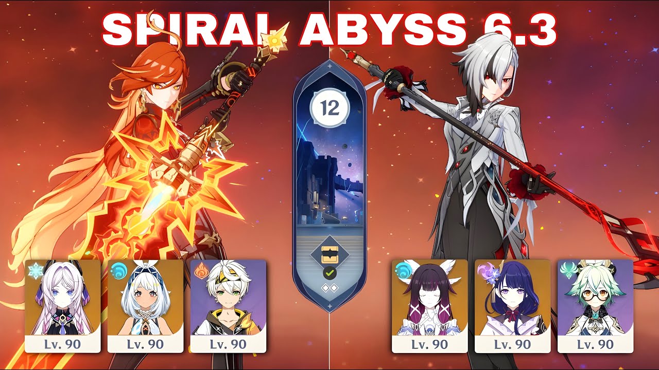 C0 Mavuika & C3 Arlecchino | Spiral Abyss 6.3 | Genshin Impact