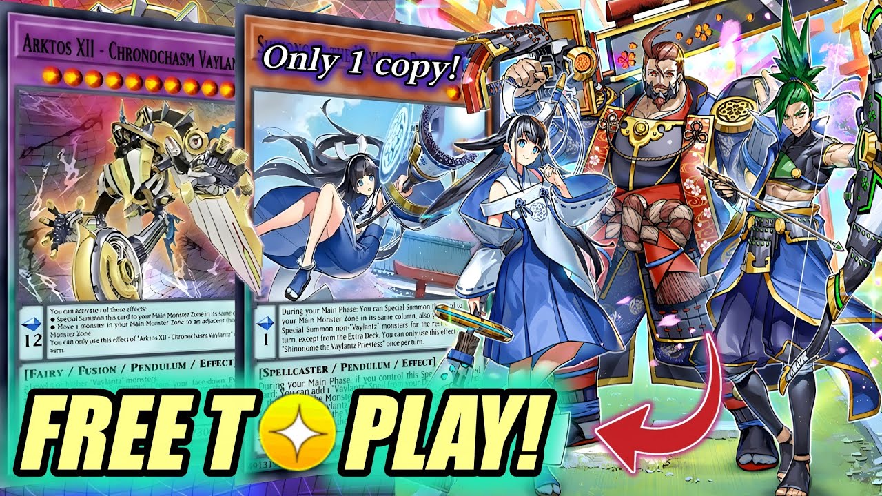 VAYLANTZ Deck (F2P VERSION) | The NEW *ROGUE* PENDULUM CONTROL [Yu-Gi-Oh! Duel Links]