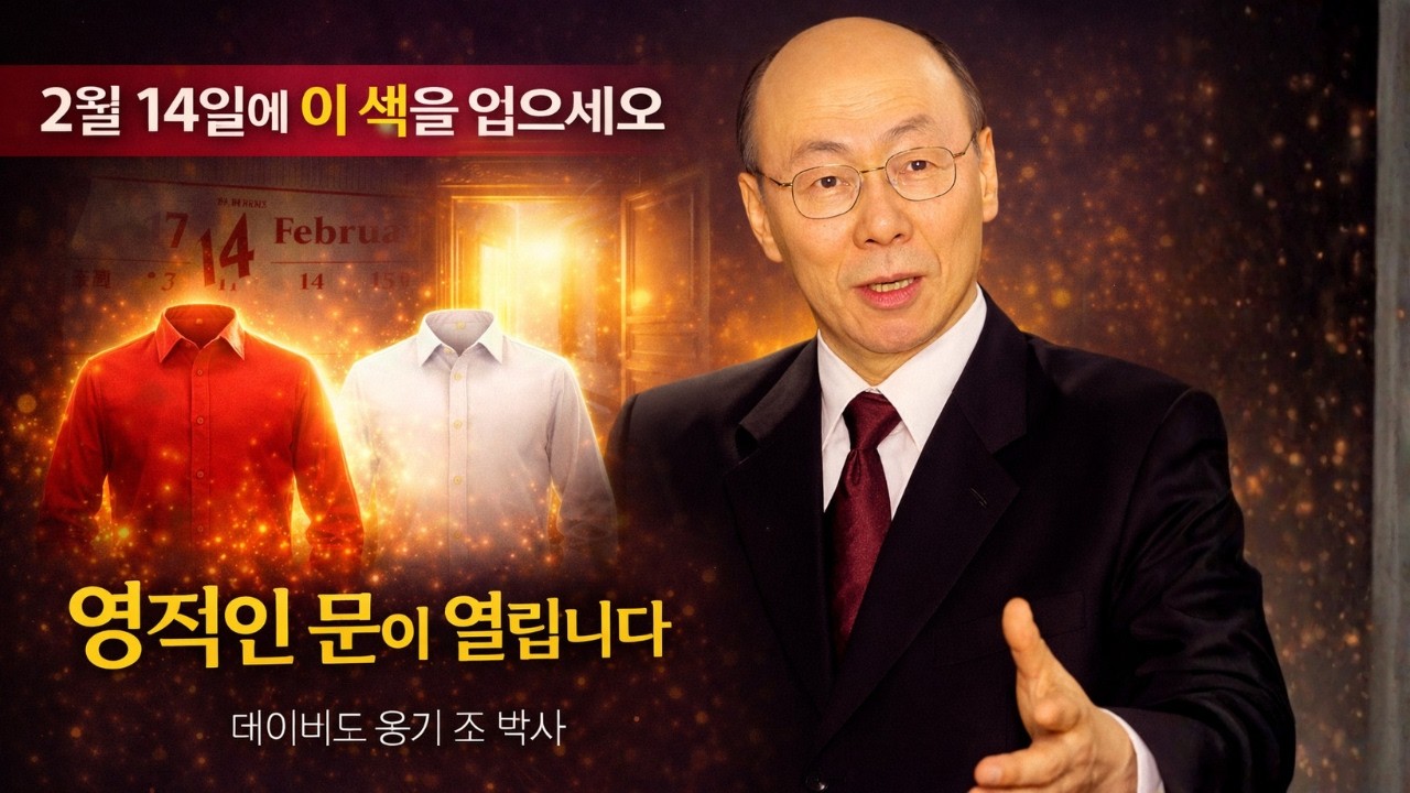2월 14일에 입는 옷의 색깔이 영적인 문을 열어줍니다 - 데이비드 용기 조 박사