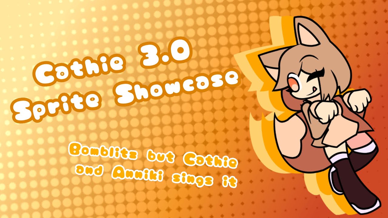 Cathie V3 FNF Sprite showcase || Bomblitz but Cathie and Anniki sings it