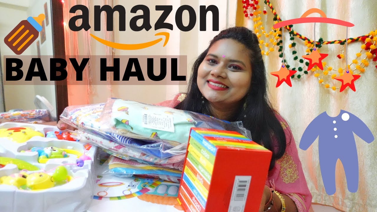HUGE AMAZON BABY HAUL | Clothes, Books, Games