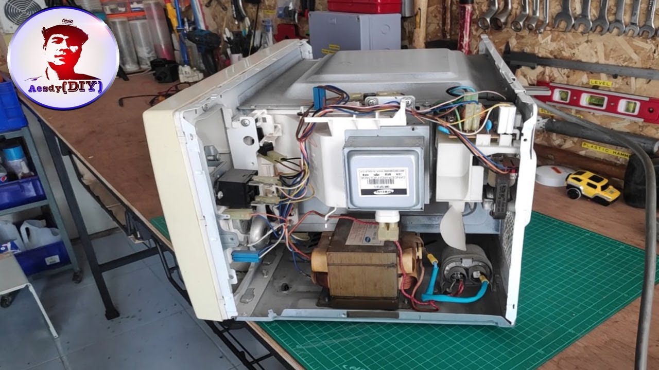 ซ่อมไมโครเวฟ sumsung เปิดไม่ติด // Repair microwaves [EP50]