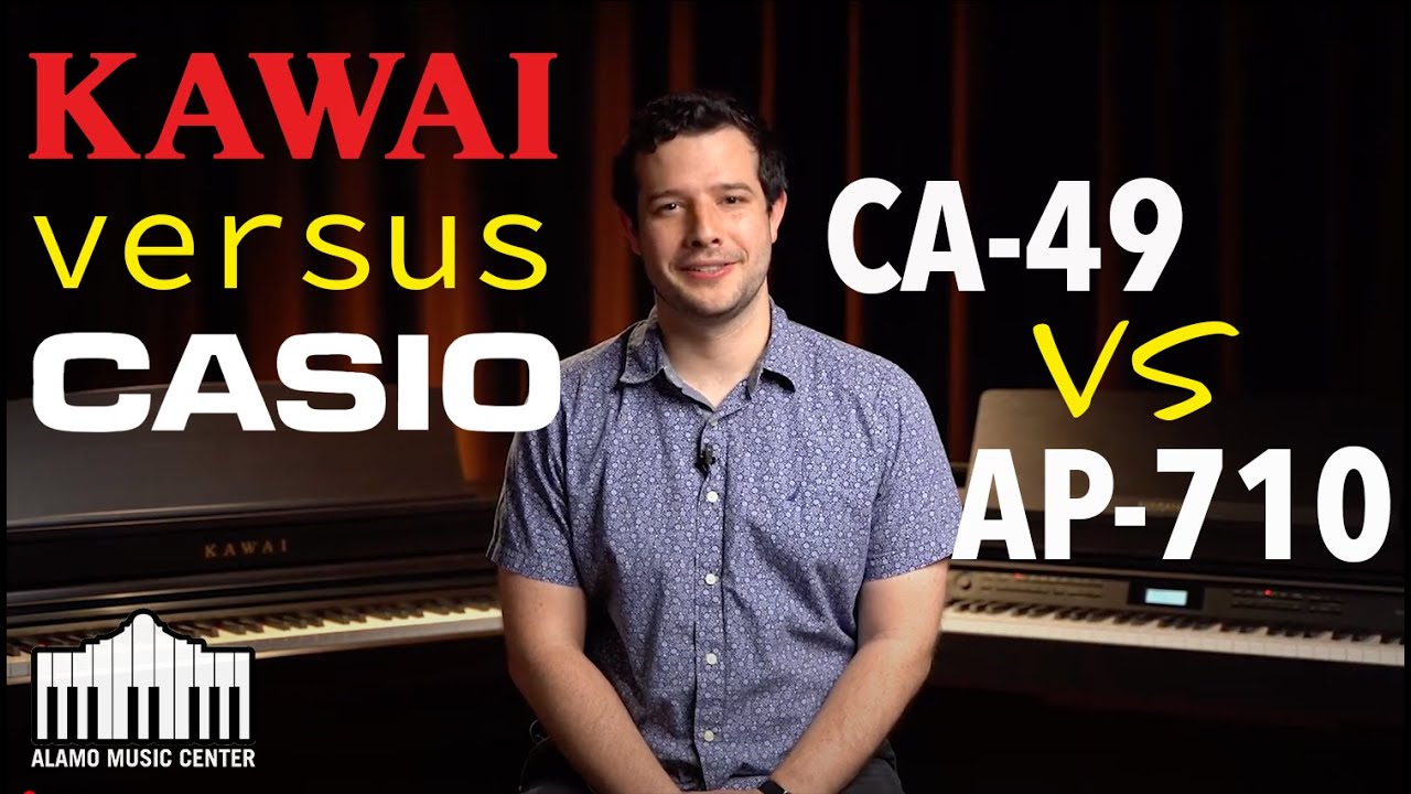 Kawai VS Casio - CA49 compared to AP710 - Digital Piano Look & Listen