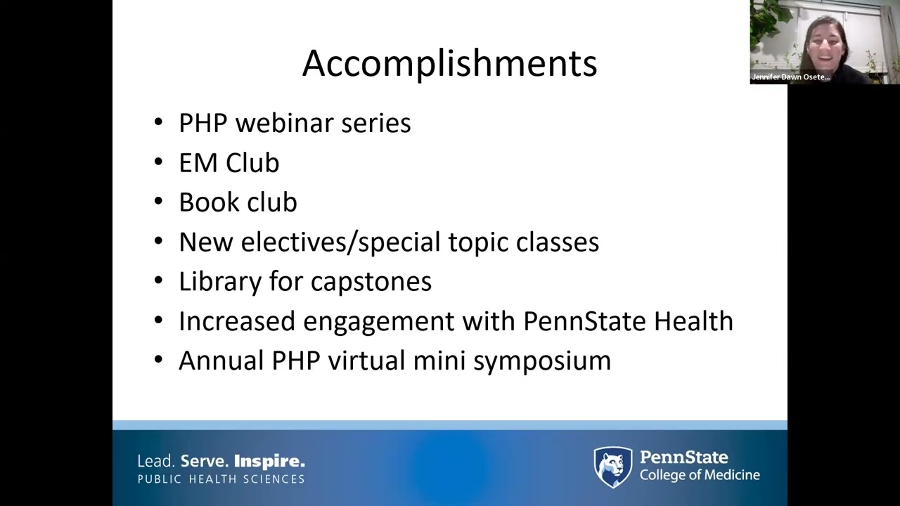 02/04/2026 - Twenty Years of Public Health Preparedness at Penn State (and a discussion of the USCG)