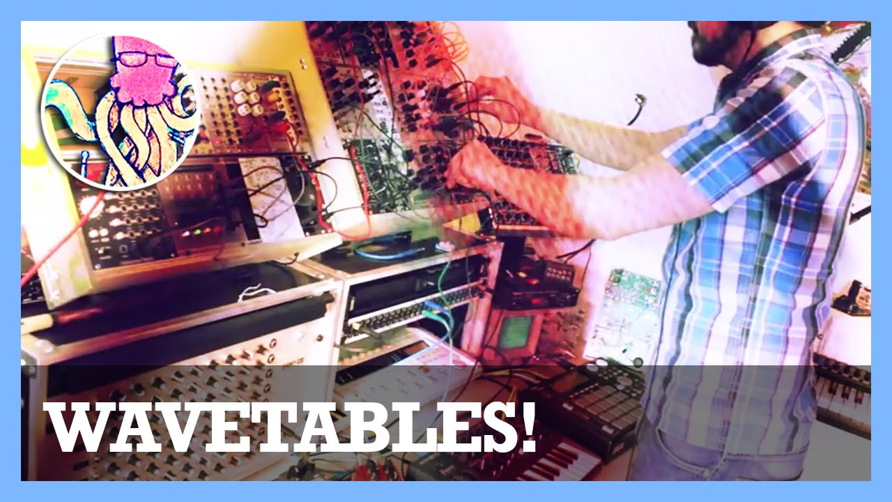 Glitchy Wavetable Modular Synth Jam (w/ MicroBrute & Tinysizer) #TTNM