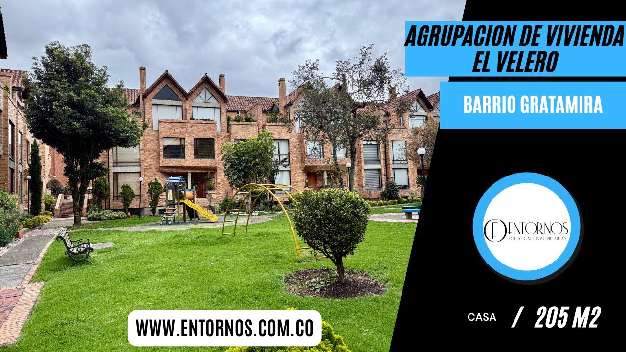 CONJUNTO AGRUPACION DE VIVIENDA EL VELERO- BARRIO GRATAMIRA- CASA EN VENTA   (Recorrido virtual)