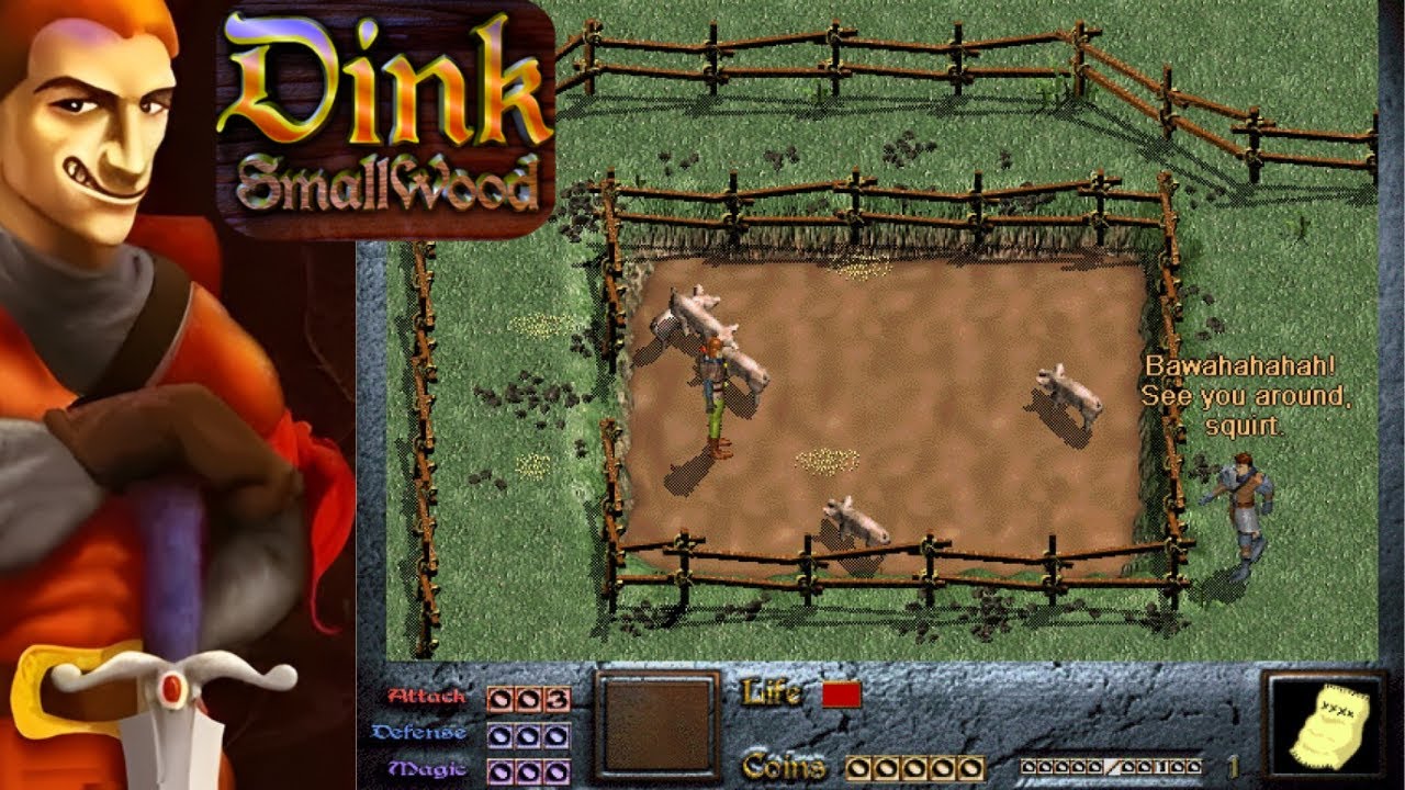 Pig Farmer Punching Ducks | Dink Smallwood HD Gameplay