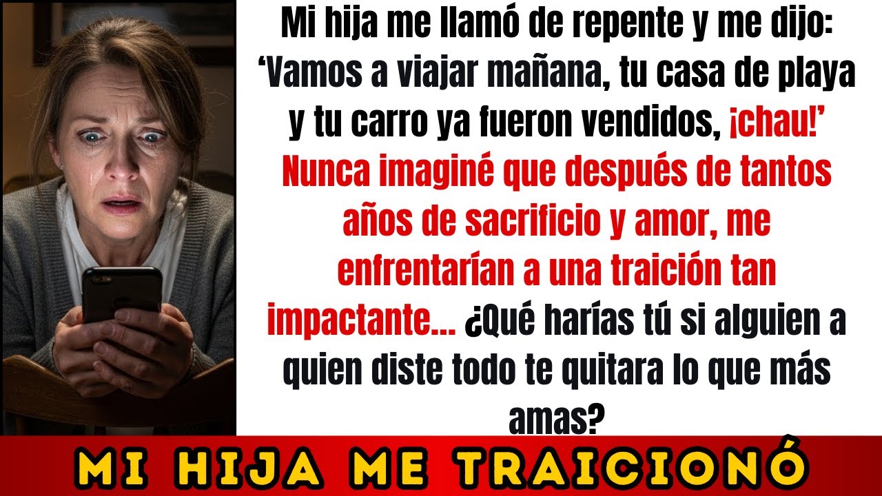Nunca Imaginé Que Mi Hija Haría Esto… ¿Me Traicionó a Propósito?