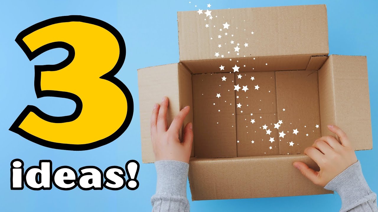 3 Great and Easy Ideas You Can Make with Waste Cardboards ♻️ Diy Storage Basket Crafts 📦😍 #2024