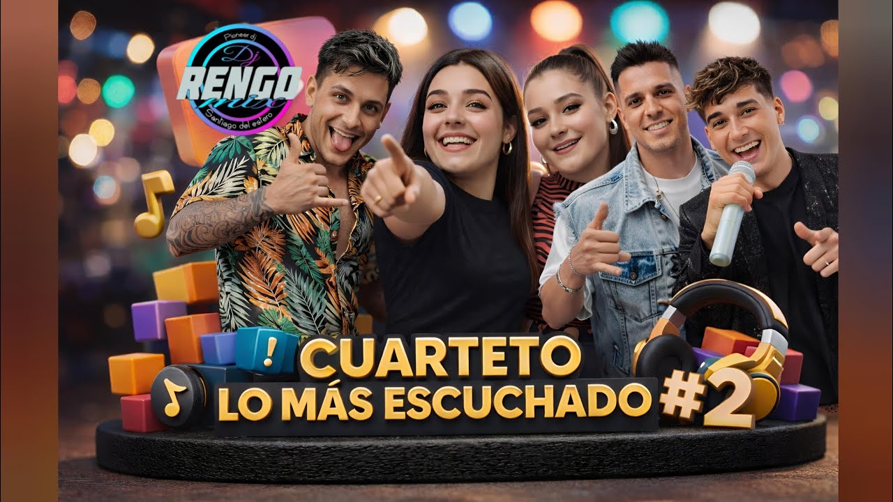 ▶︎CUARTETO🍑💣 LO MAS ESCUCHADO🍷 VOL.#2 - @DJ-RENGO-MIX 🎧- 2026