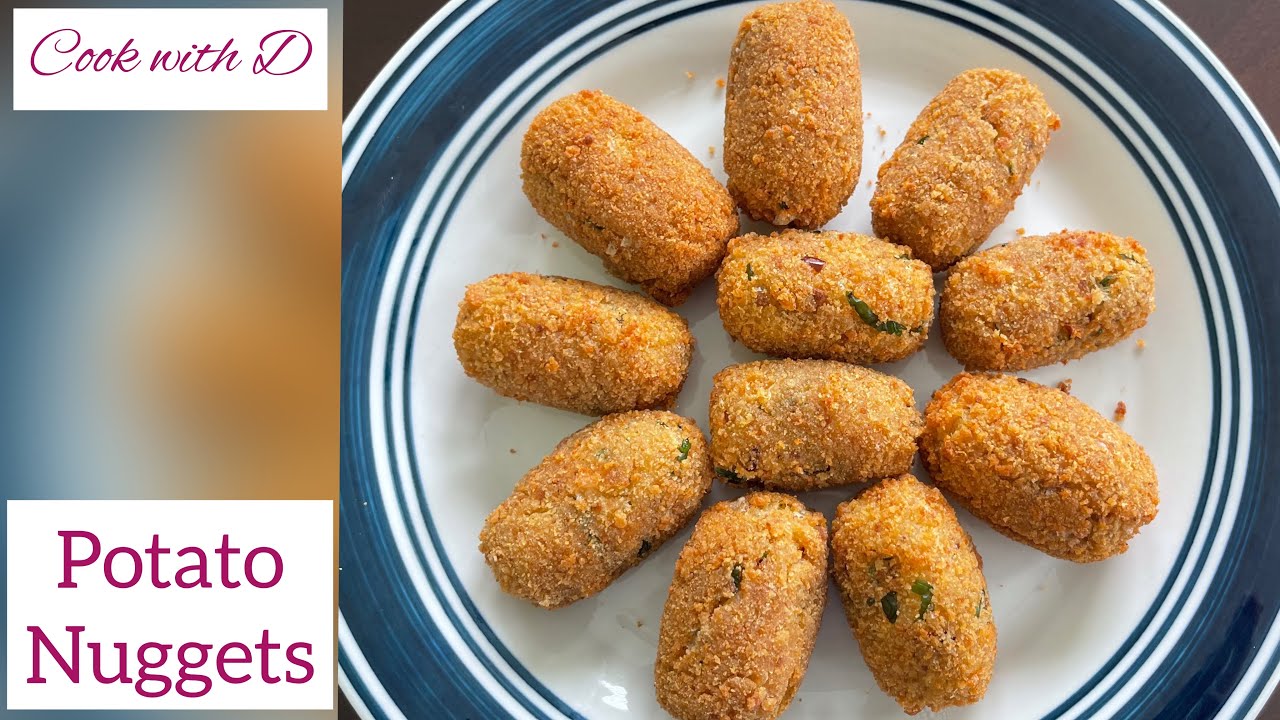 Potato nuggets recipe | How to make potato nuggets | Potato snack recipe