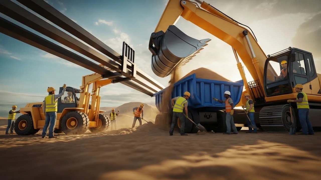 🚧Heavy Mud Rescue with Backhoe Loader 🚜 | Impossible🤩