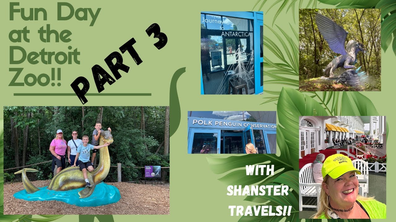 See the Awesome Penguins and Dragon Forest at the Detroit Zoo!! Part 3