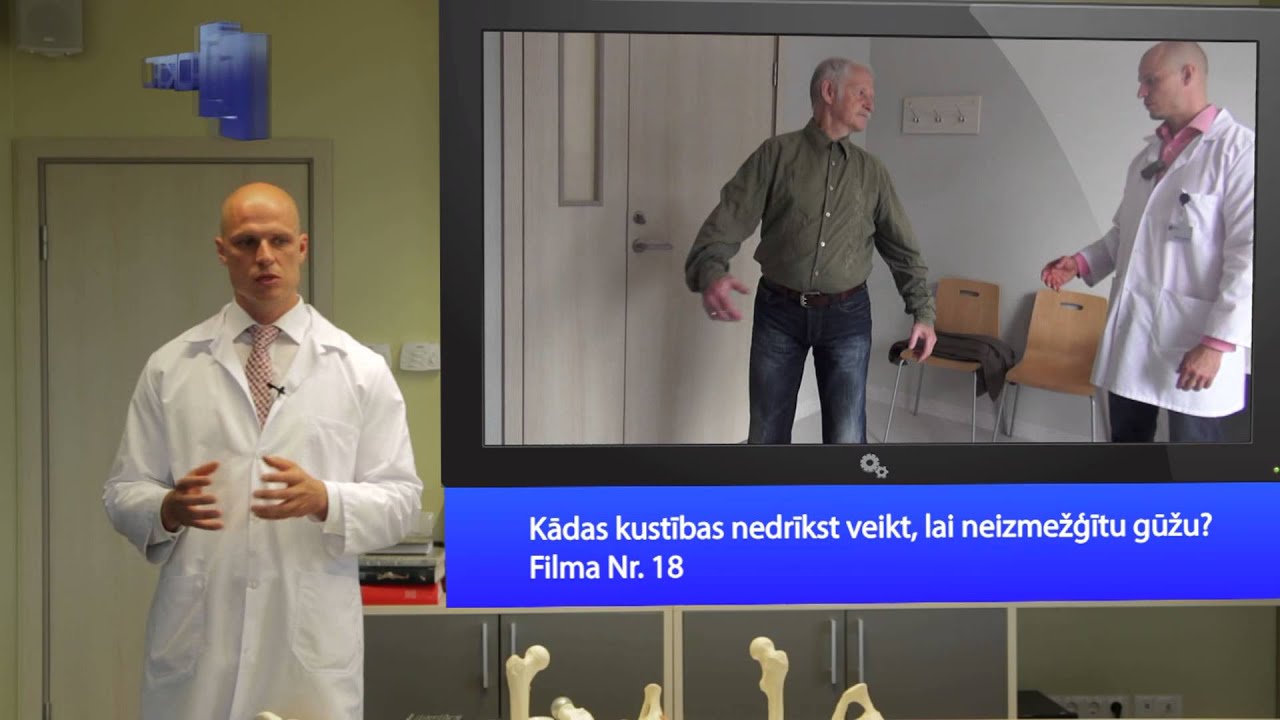 Kādas kustības nedrīkst veikt, lai neizmežģītu protēzi? Filma Nr  18