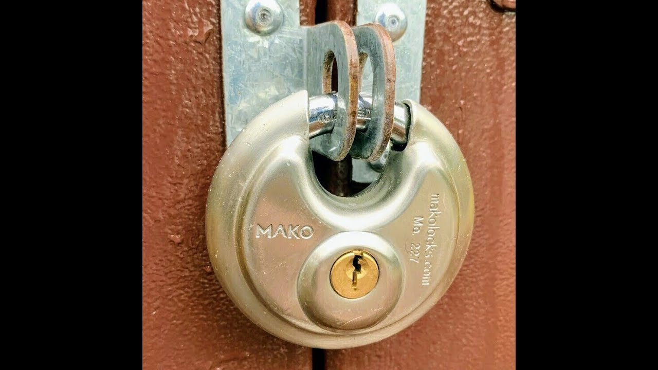 Lock Picking a Mako Padlock Model 227