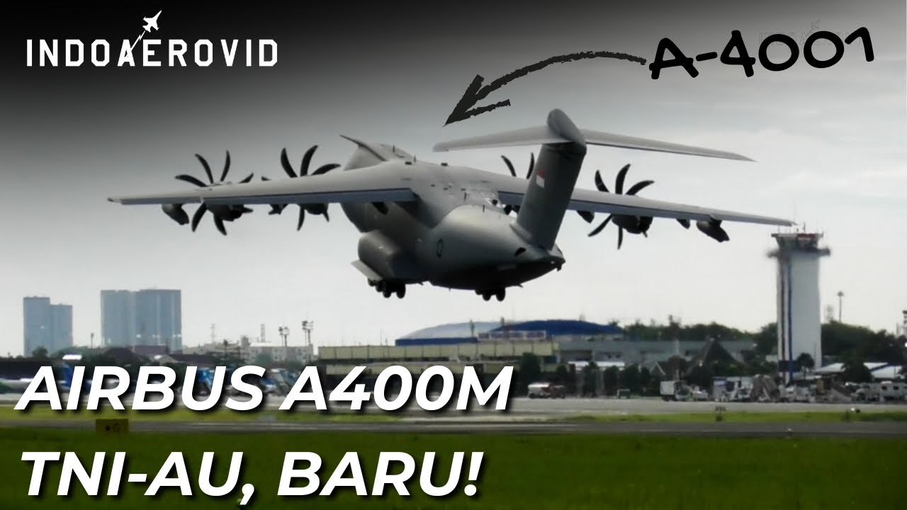 Airbus A400M TNI-AU Take Off!