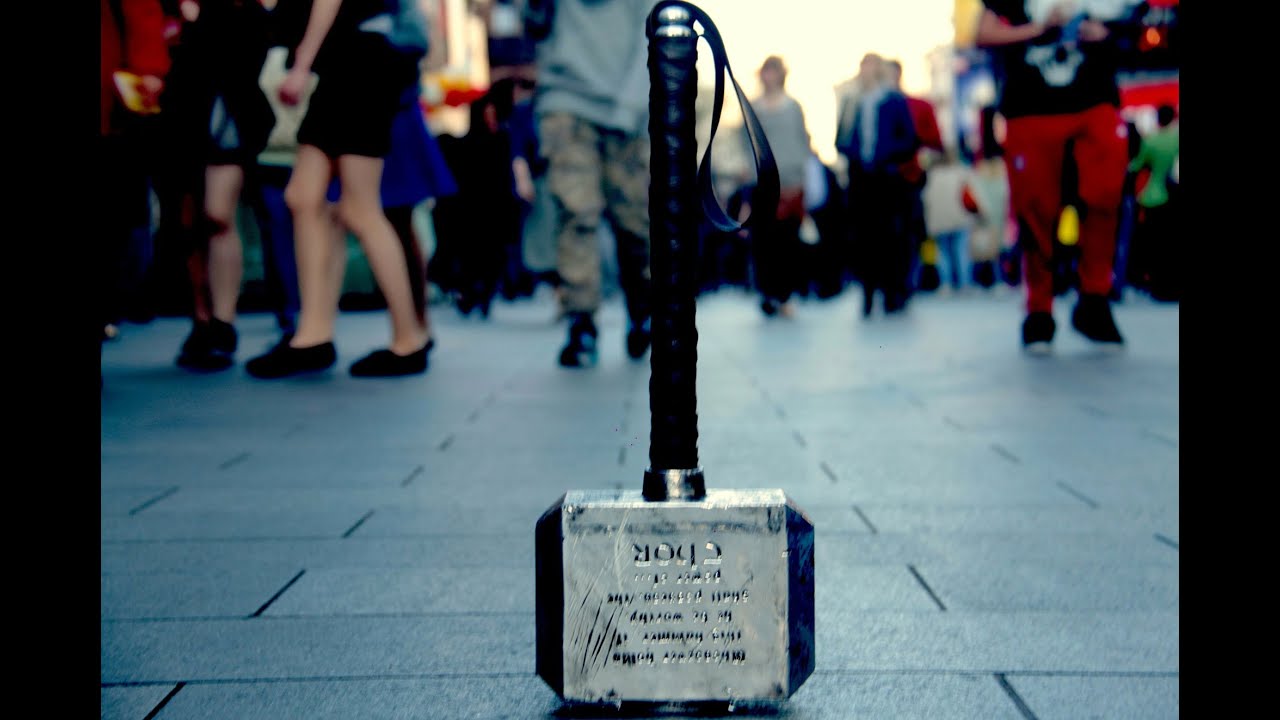 Avengers Thor Mjolnir Prank