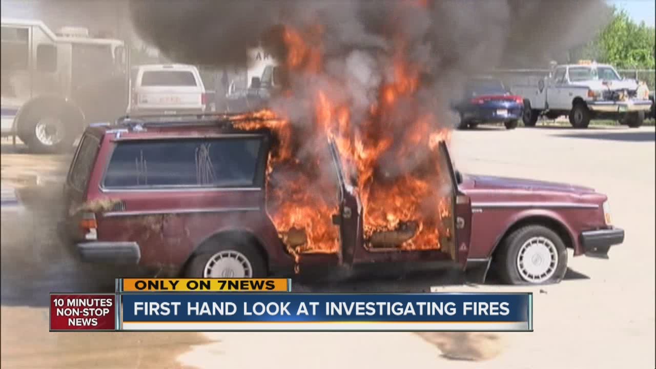 Investigators hone skills in arson simulation