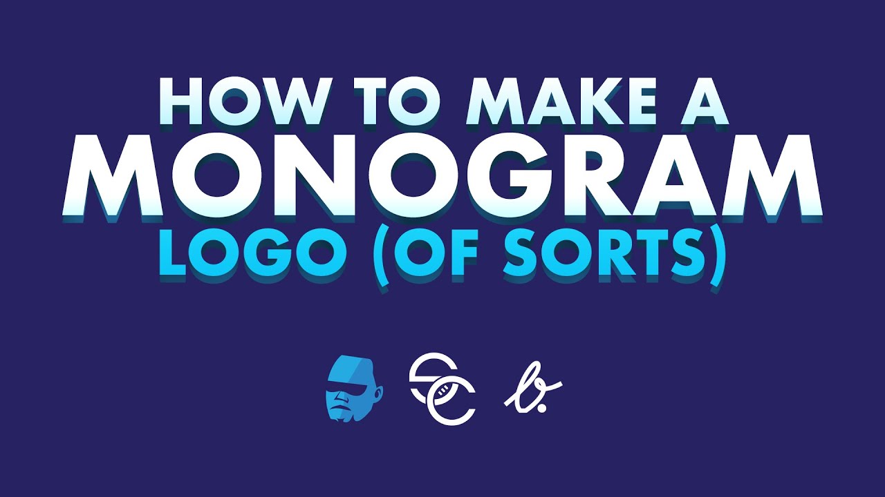 How To Design A Monogram Logo With Adobe Illustrator