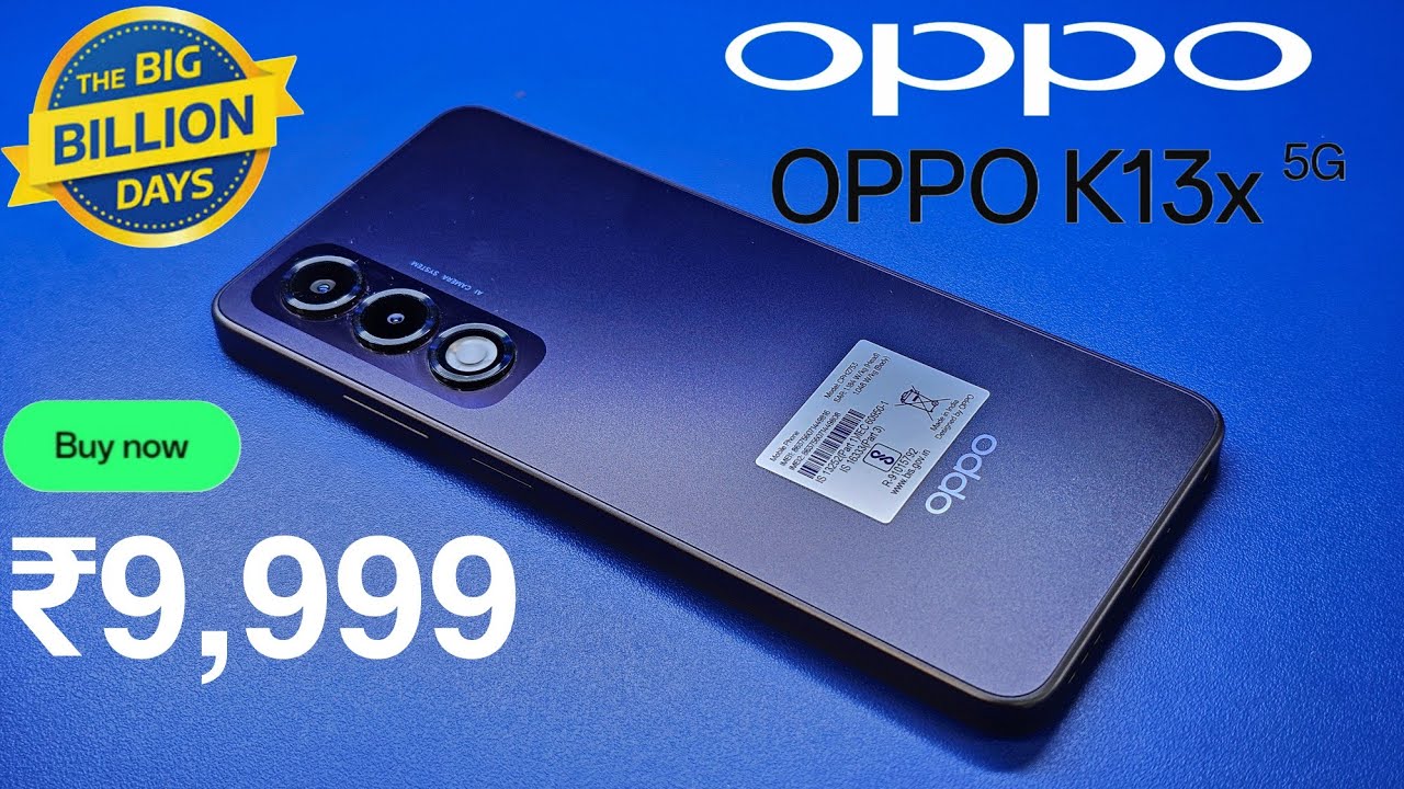 Oppo K13x 5G Price Drop Flipkart Big Billion Day Sale 2025! Full Details