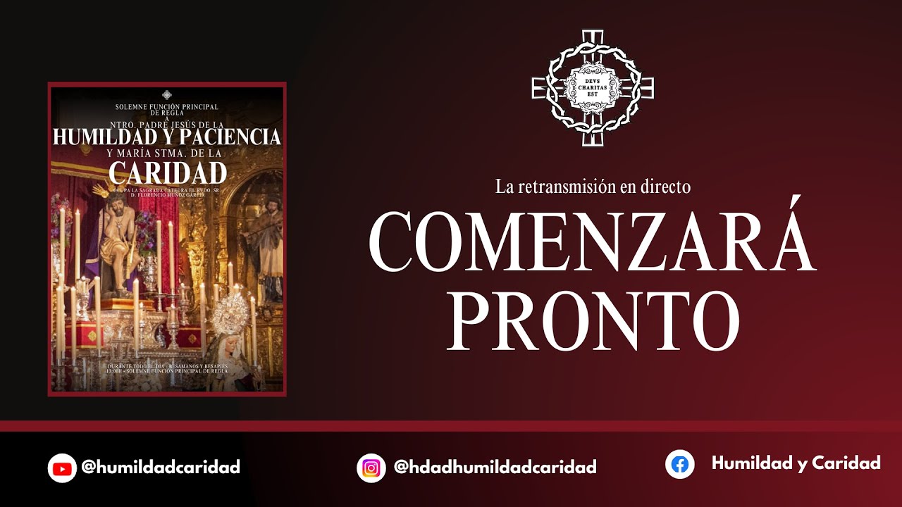 🔴 EN DIRECTO | SOLEMNE FUNCIÓN DE REGLA - Hermandad de la Humildad y Caridad de Montilla 2025