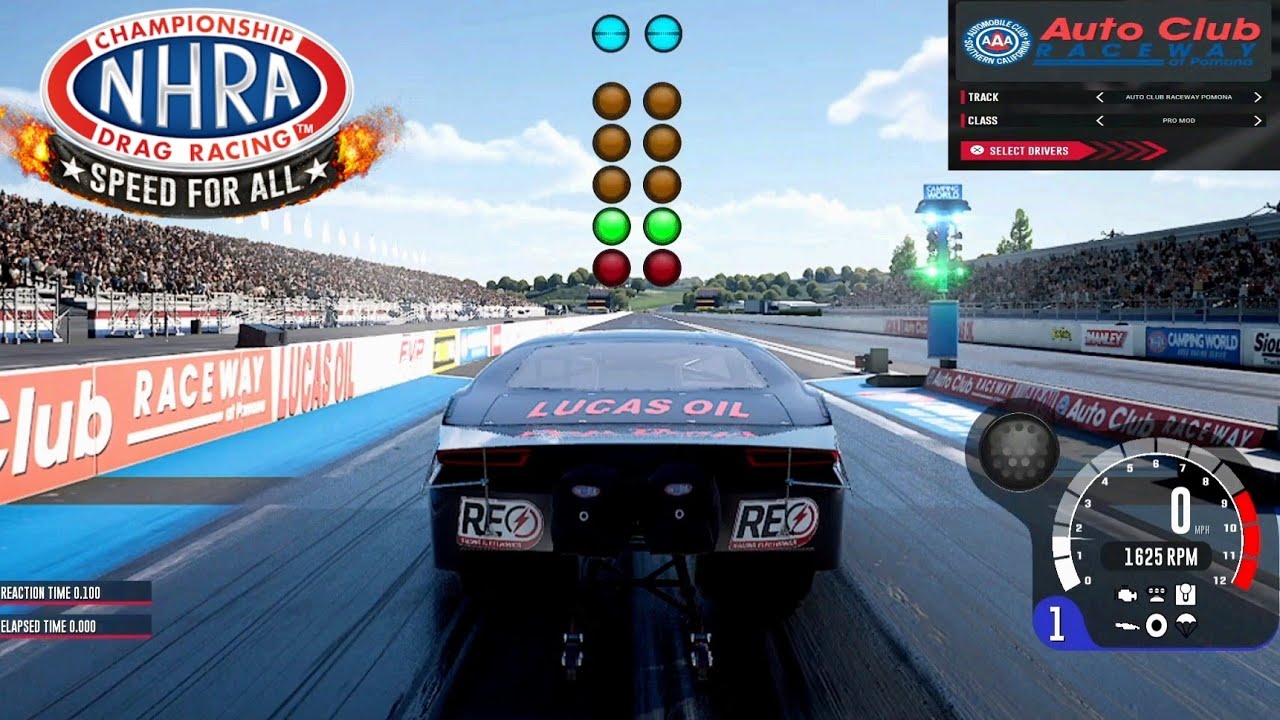 NHRA Championship Drag Racing: Speed For All | PRO MOD GAMEPLAY! (PS4 1080p)