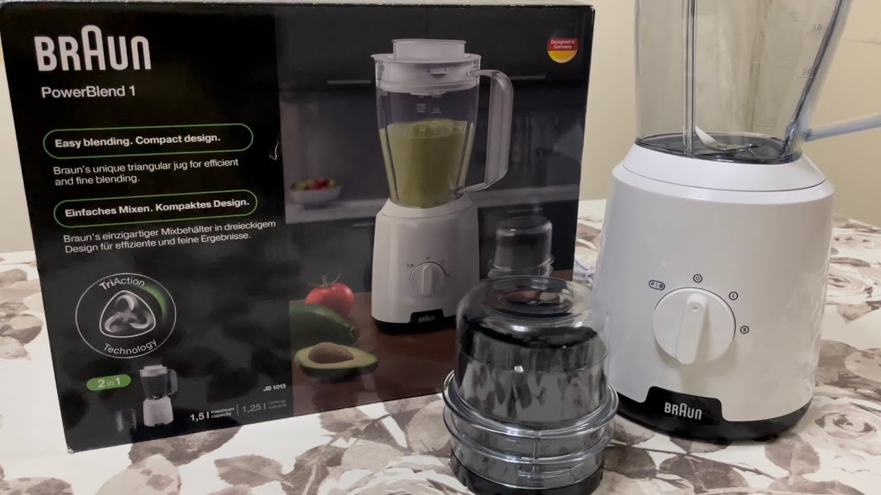 Braun Mixer Grinder Unboxing | Braun Power Blend 1 Jug Blender JB 1015
