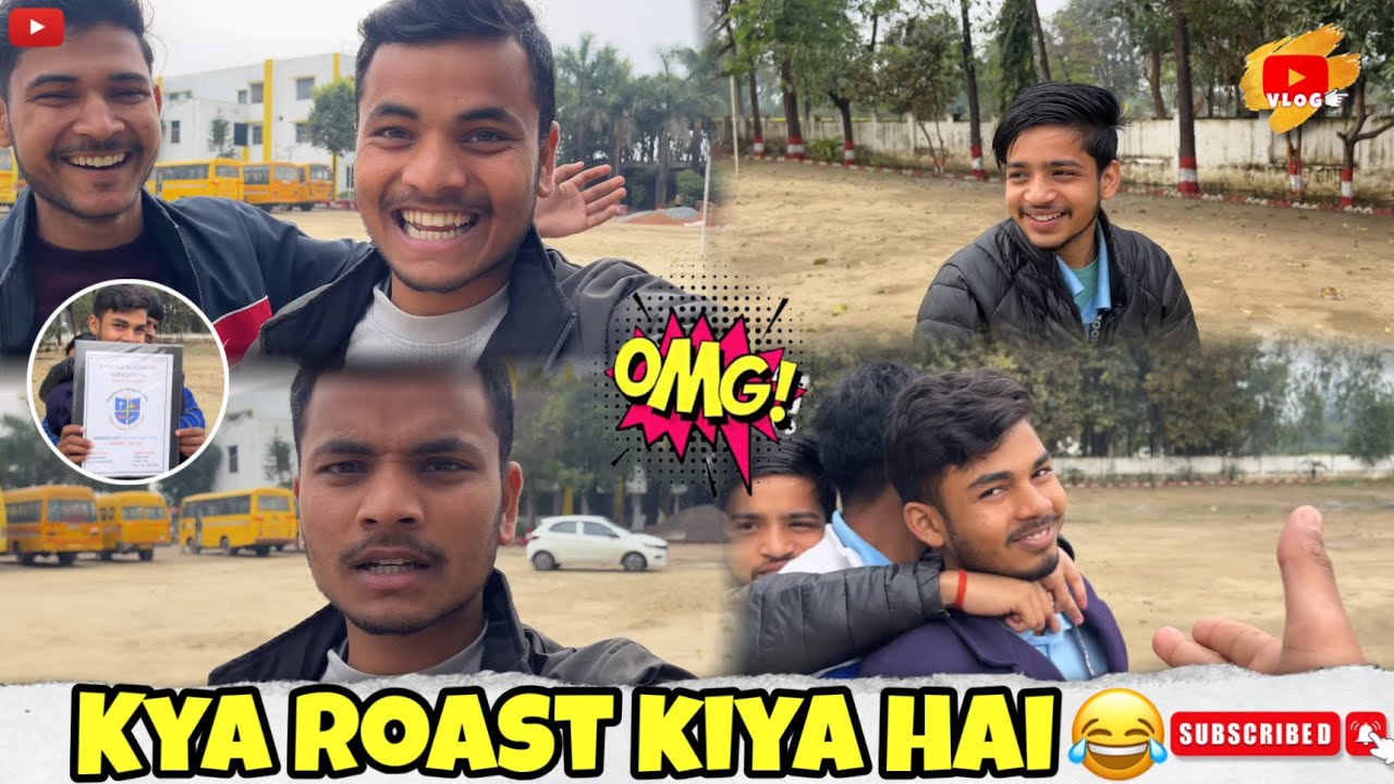 Kya Roast Kiya Hai 😂 || #travellerrishabh84 || #schoolvlog 