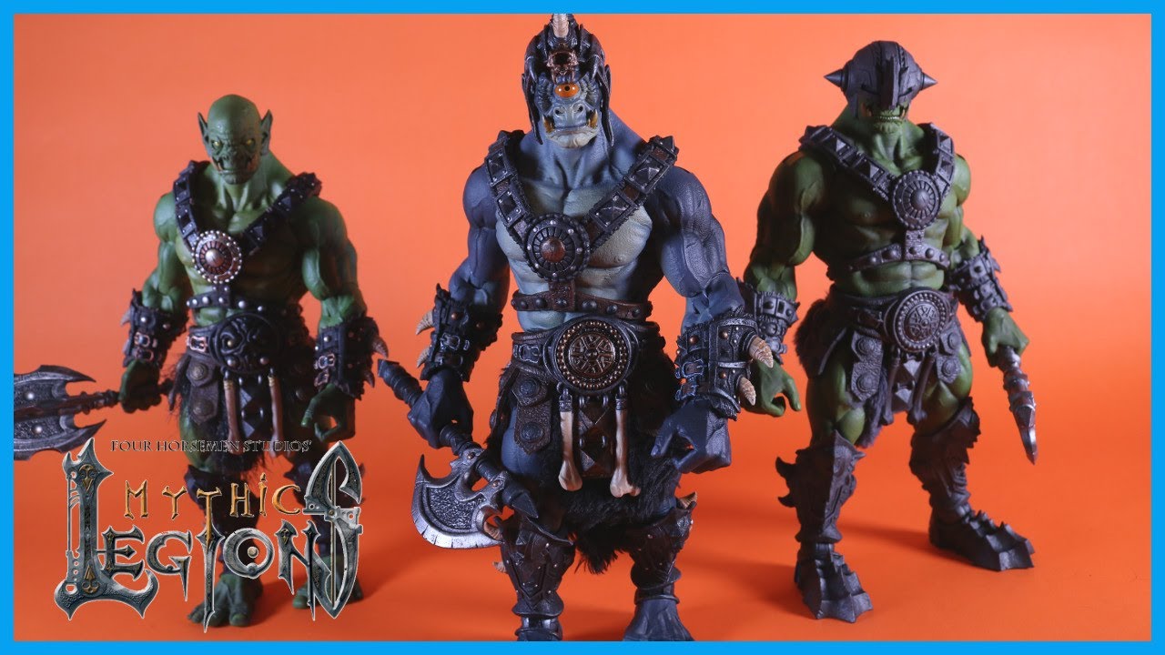 Four Horsemen Mythic Legions Wasteland Ogre Scale CYCLOPS ARGEMEDES Action Figure Review
