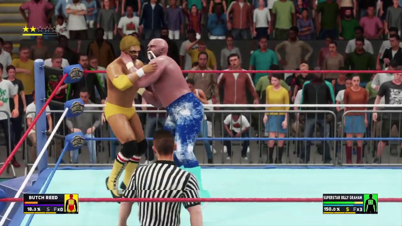 Superstar Billy Graham vs Butch Reed