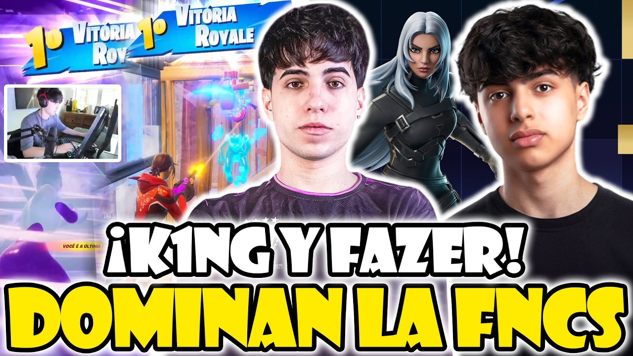 K1NG Y FAZER DESTROZAN LA FNCS RELOAD Y CLASIFICAN🔥K1NG ELIMINA A EDSON, PHZIN Y MAS PROS