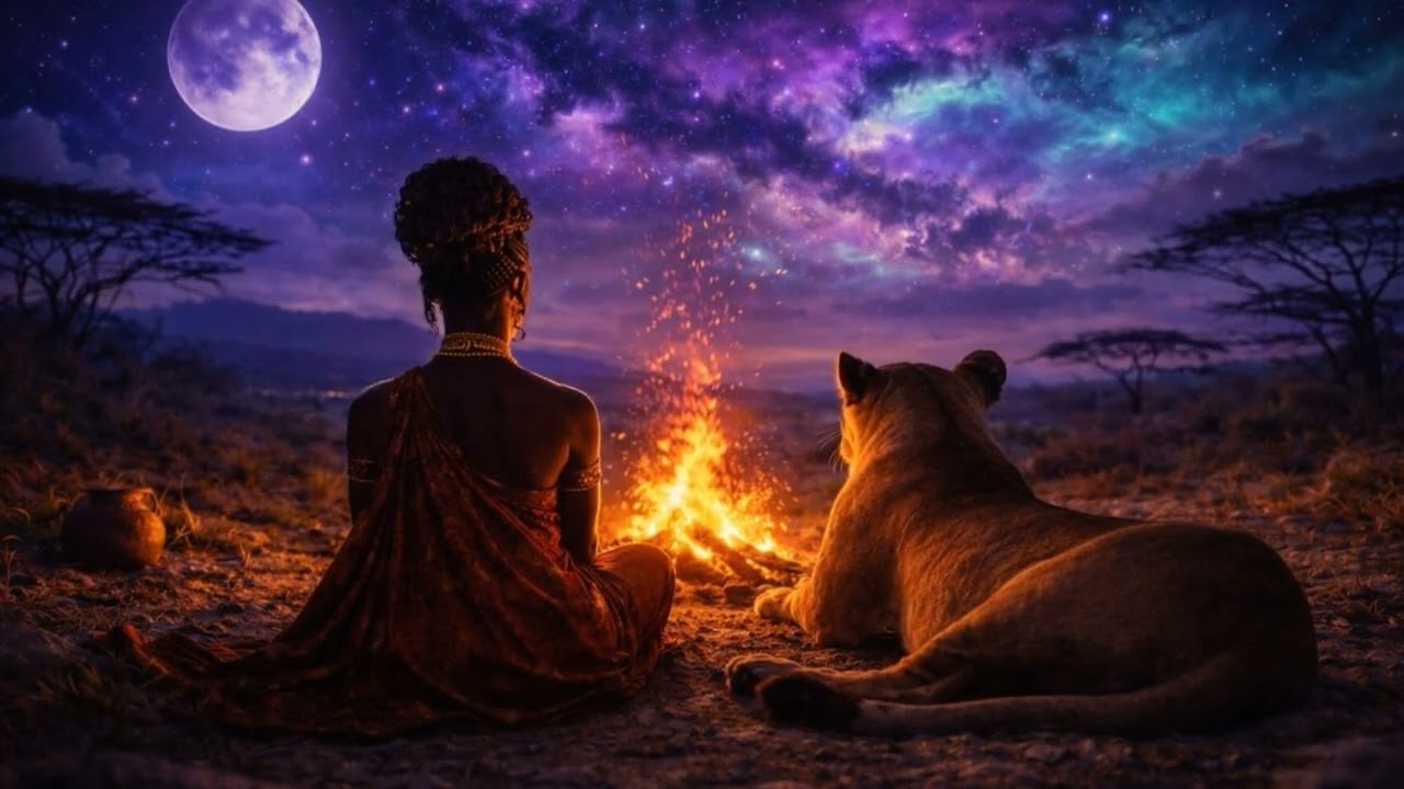 Beautiful & Deep African Meditation | South African Ambient Night Music (1 Hour)