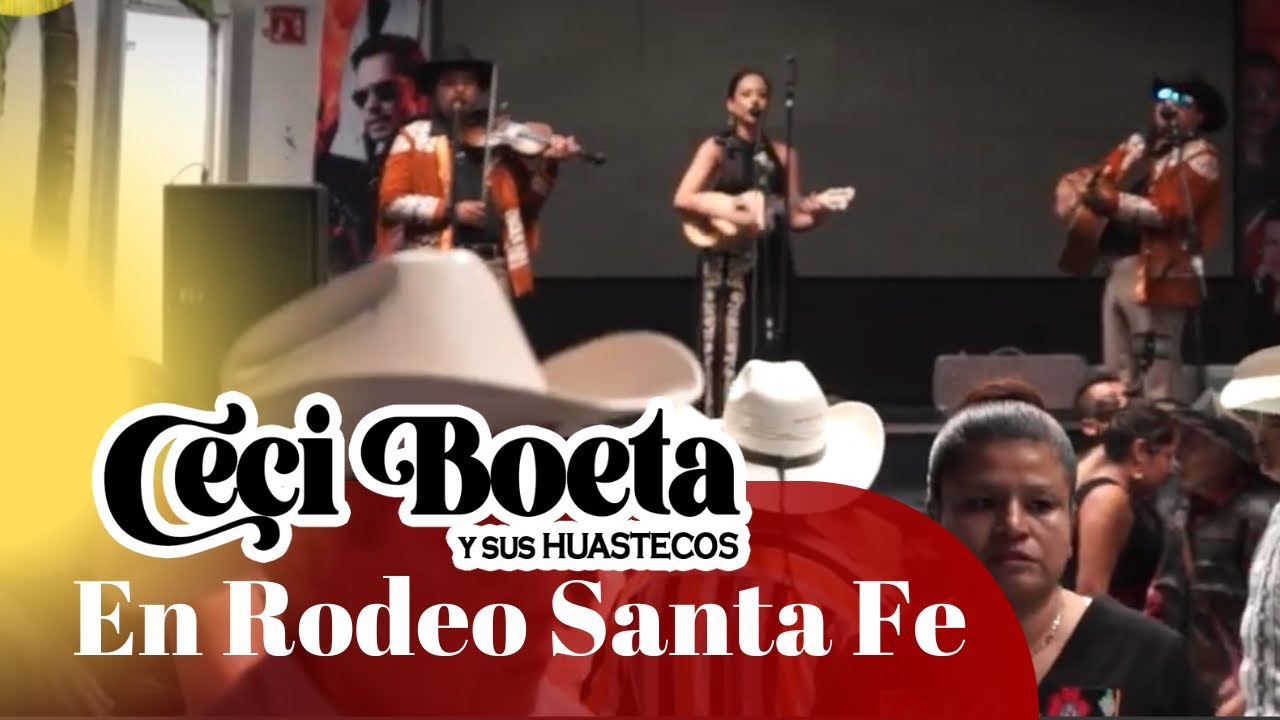 Así se bailan ✨LAS TRES HUASTECAS 💐en Rodeo Santa Fe CECI BOETA Y SUS HUASTECOS
