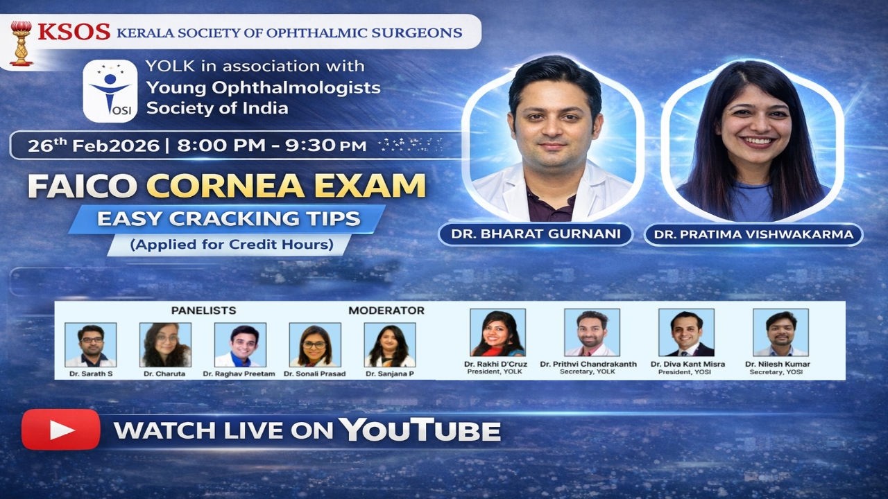 FAICO CORNEA EXAM (Easy Cracking Tips) | YOSI | KSOS