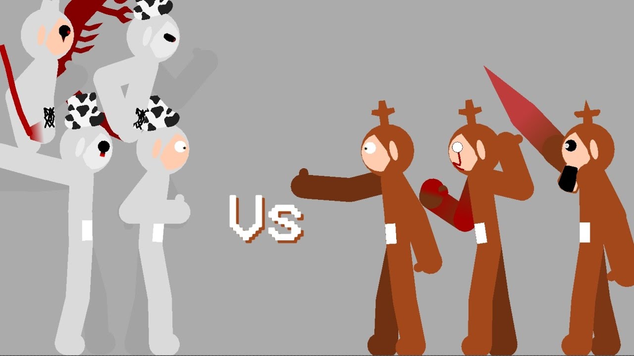 White Tubby🤍 Vs Cave Tubby🤎 (Stick Nodes)