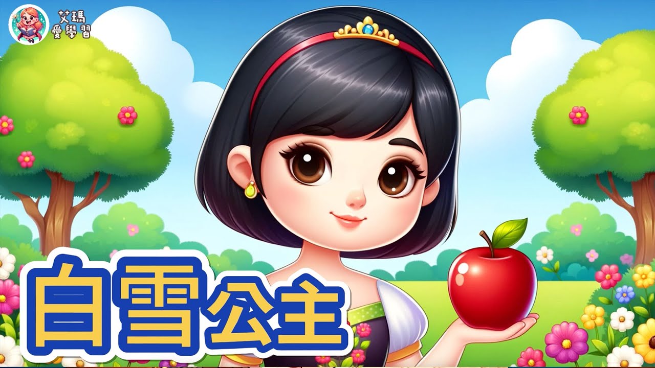 《白雪公主》Snow White’s Adventure 故事繪本｜睡前故事【 艾瑪愛學習 】