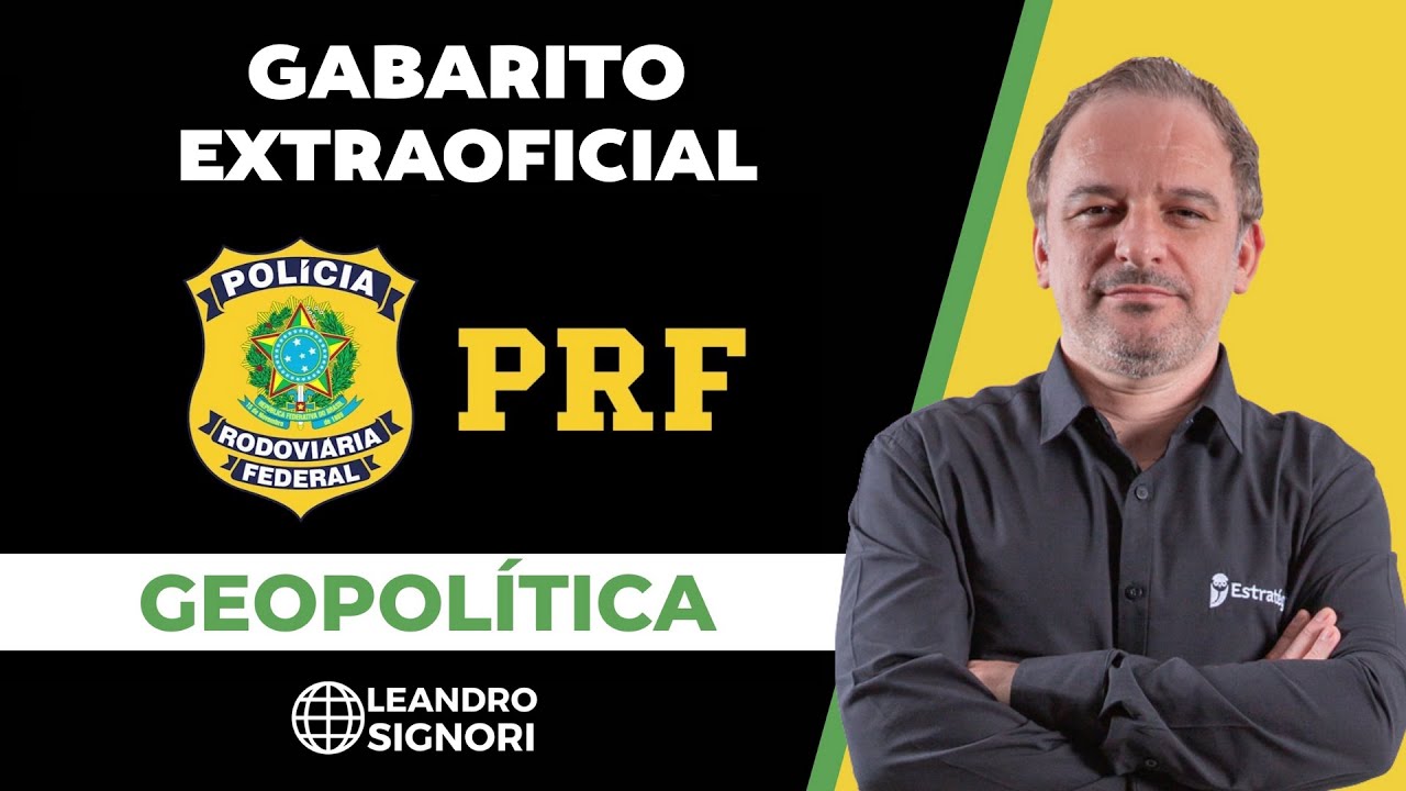 Gabarito Extraoficial PRF - Geopolítica