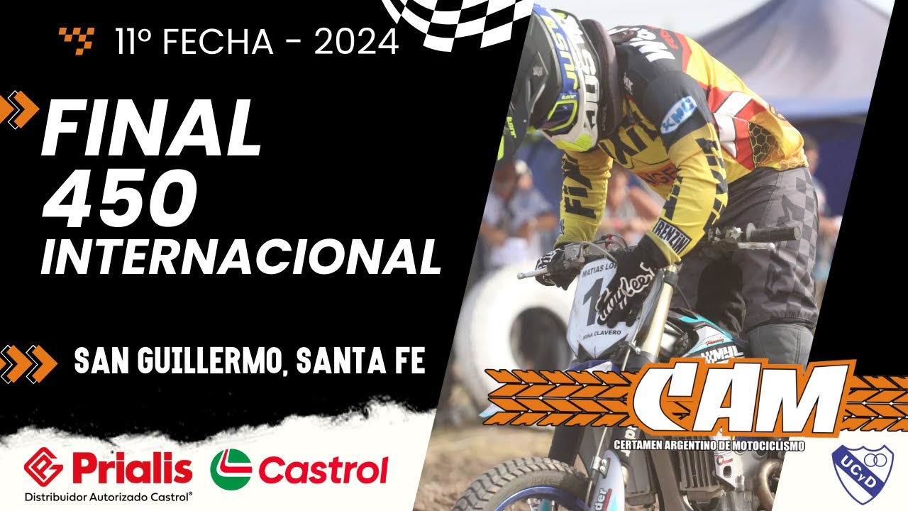 FINAL COMPLETA - 450cc Internacional - 11a Fecha - Coronación 2024 - San Guillermo