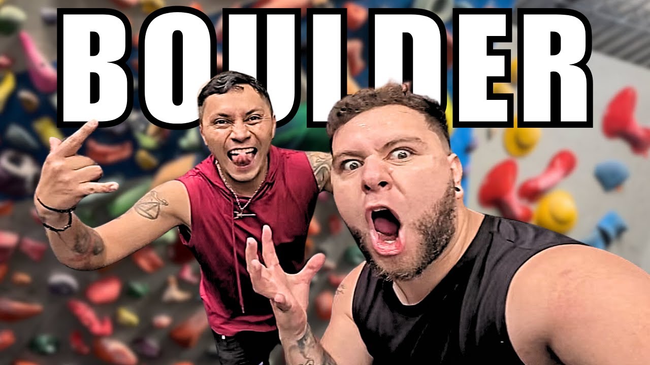 ASÍ es un dia haciendo ESCALADA BOULDER